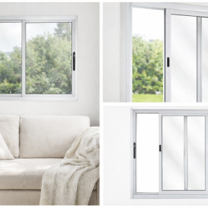 Ventana 1.20×1.20 Corrediza Aluminio Natural