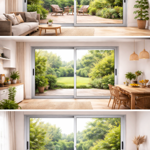 Puerta Ventana Aluminio Monoblock 200 X 200