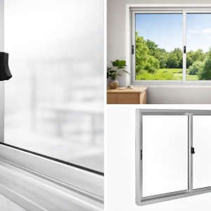 Ventana 1.20 X 1.0 Corrediza Rectangular, Color Plateado